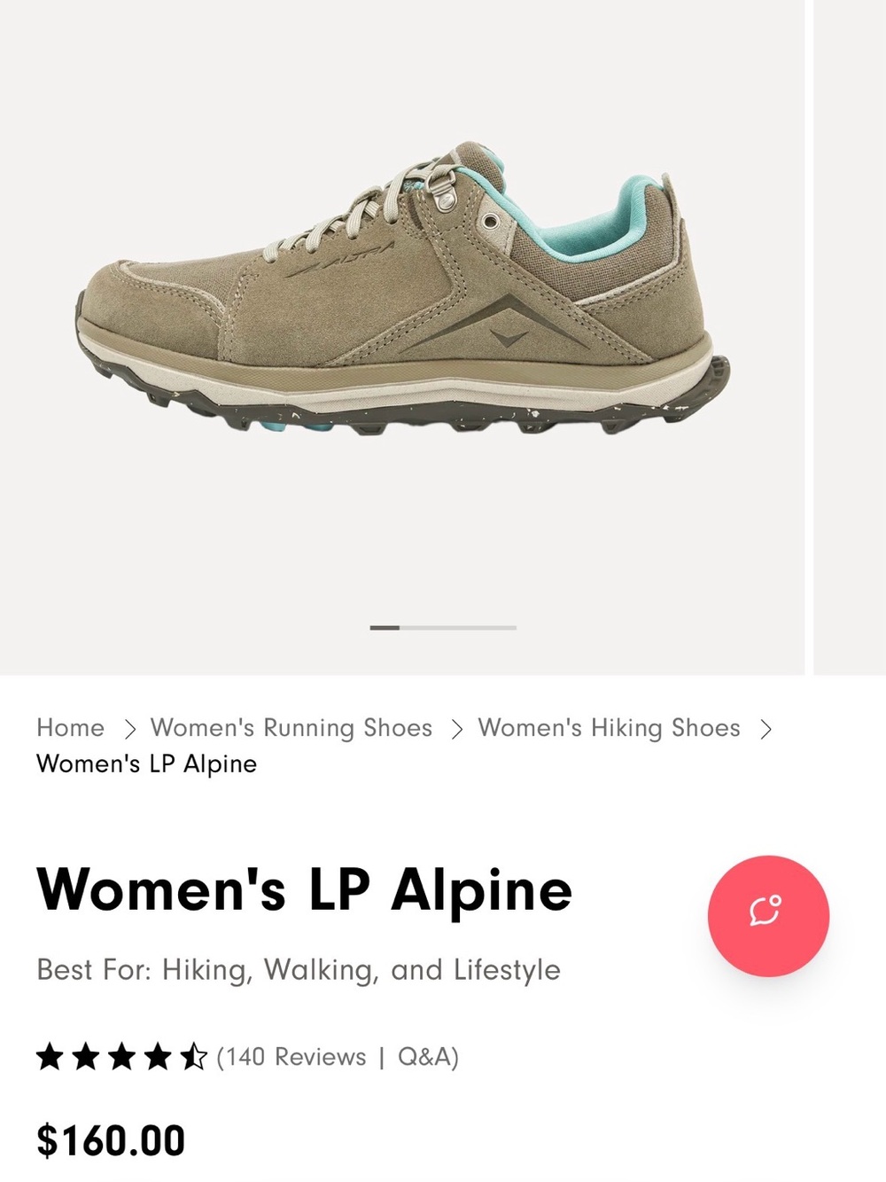 Altra Alpine Lone Peak Suede - Women’s 7